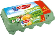 Œufs de poules élevées en plein air - Carrefour à Mérignac Œufs de poules élevées en plein air en promo chez Carrefour Mérignac à 3,37 €