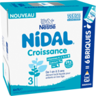 LAIT CROISSANCE 3 NIDAL NESTLÉ - NESTLE en promo chez Auchan Hypermarché LAIT CROISSANCE 3 NIDAL NESTLÉ - NESTLE dans le catalogue Auchan Hypermarché