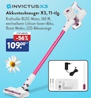 Akkustaubsauger X3, 11-tlg. von Invictus für 109,00 € bei ALDI Nord im Angebot Akkustaubsauger X3, 11-tlg. von Invictus im aktuellen ALDI Nord Prospekt