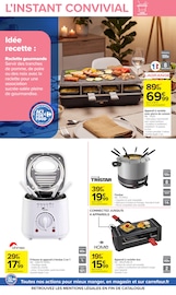 Appareil Raclette en promo dans le catalogue Carrefour à la page 15