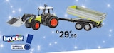 2 tracteur claas nectis avec pelle et remorque - BRUDER en promo chez JouéClub 2 tracteur claas nectis avec pelle et remorque - BRUDER dans le catalogue JouéClub