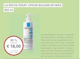 Lipikar Balsam AP+MAX bei LINDA Premiumapotheke im Prospekt "" für 18,00 €