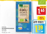 Edel-Vollmilchschokolade von EDEKA Bio für 1,39 € bei E center im Angebot Edel-Vollmilchschokolade von EDEKA Bio im aktuellen E center Prospekt