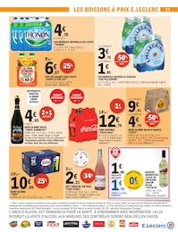 Offre Eau Minérale dans le catalogue E.Leclerc du moment à la page 21