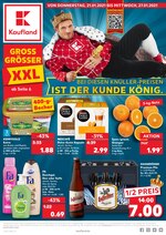 Kaufland Prospekt für Augsburg mit 48 Seiten Kaufland Prospekt für Augsburg: "BEI DIESEN KNÜLLER-PREISEN IST DER KUNDE KÖNIG.", 48 Seiten, 21.01.2021 - 27.01.2021