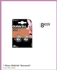 Piles CR2032 - DURACELL en promo chez Monoprix Saint-Maur-des-Fossés à 8,09 €