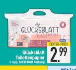 Glücksblatt Toilettenpapier im EDEKA Prospekt Glücksblatt Toilettenpapier von im aktuellen EDEKA Prospekt für 2,99 €