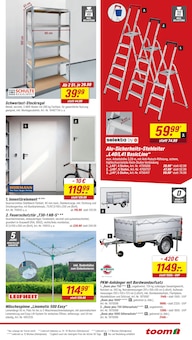 Autoanhänger Angebot im toom Baumarkt Prospekt, gültig von 28.03.2026 bis 03.04.2026 Autoanhänger Angebot im aktuellen toom Baumarkt Prospekt auf Seite 23