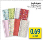 Geschenkpapier Angebote bei diska Zwickau für 0,69 €