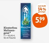 Melissengeist von Klosterfrau im aktuellen tegut Prospekt für 5,99 €