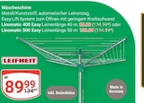 Wäscheschirm Linomatic 400 Easy im Angebot bei GLOBUS in Rostock Wäscheschirm Linomatic 400 Easy Angebote von LEIFHEIT bei GLOBUS Rostock für 89,99 €