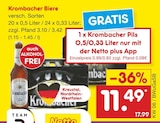 Aktuelles Biere Angebot bei Netto Marken-Discount in Rheda-Wiedenbrück ab 0,85 €