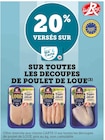 20% versés sur ma Carte U Les découpes de poulet de LOUÉ à Super U dans Yerres