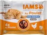 Pochons pour chats stérilisés en sauce - IAMS - Carrefour Pochons pour chats stérilisés en sauce - IAMS à 2,45 € dans le catalogue Carrefour