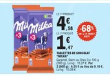 Tablettes de chocolat - Milka dans le catalogue E.Leclerc
