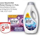 Waschmittel Pulver Angebote von Lenor bei GLOBUS Kaiserslautern für 5,49 €