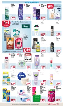 Schuhe im aktuellen Rossmann Prospekt (Essen) Schuhe im Rossmann Prospekt "Mein Drogeriemarkt" mit 27 Seiten (Essen)