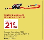 Promo Sangle d'arrimage rétractable easy 28 à 21,90 € dans le catalogue Gedimat à Argentat