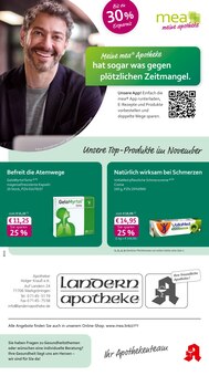 Aktueller mea - meine apotheke Prospekt "Unsere November-Angebote" Aktueller mea - meine apotheke Prospekt