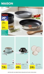 Prix et réduction Tefal dans le prospectus Carrefour en cours Offre Tefal dans le catalogue Carrefour du moment à la page 71