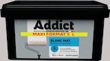 Peinture murs et plafonds acrylique mat 5L - Addict en promo chez Intermarché Hyper Annemasse à 19,90 €