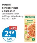 Fertiggerichte 3 Portionen von Miracoli im aktuellen V-Markt Prospekt für 2,49 €