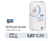 Raffinade-Zucker Angebote von aro bei Metro Dormagen für 0,89 €