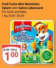 Mini Würstchen Angebote von Ferdi Fuchs bei GLOBUS Castrop-Rauxel für 1,00 €
