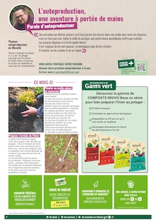 Prospectus Gamm vert en cours, "JARDIN D'AUTOMNE", page 2 sur 12