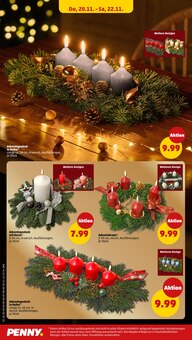 Adventskranz im Penny Prospekt "Wer günstig will, muss Penny." mit 44 Seiten (Saarbrücken)