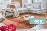 Polstermöbel Fischer Bad Reichenhall - ECKSOFA STOFF Angebot im Prospekt ECKSOFA STOFF bei Polstermöbel Fischer im Bad Reichenhall Prospekt für 999,00 €