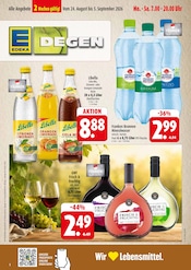 EDEKA Supermarkt Prospekt der aktuellen Woche mit 12 Seiten, gültig von 24.08.2026 bis 05.09.2026, in Adelsdorf und Umgebung Aktueller EDEKA Supermarkt Prospekt in Adelsdorf und Umgebung, "Wir lieben Lebensmittel!" mit 12 Seiten, 24.08.2026 - 05.09.2026