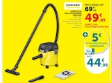Aspirateur eau & poussières - KARCHER - Hyper U à Les Herbiers Aspirateur eau & poussières - KARCHER en promo chez Hyper U Les Herbiers à 44,99 €