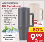 XXL-Thermobecher im Angebot bei Netto Marken-Discount in Fellbach XXL-Thermobecher Angebote von GOURMETmaxx bei Netto Marken-Discount Fellbach für 9,99 €