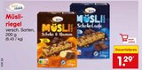 Müsliriegel Schoko & Banane Angebote bei Netto Marken-Discount Kempen für 1,29 €