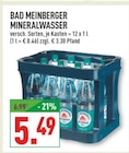 Aktuelles Mineralwasser Angebot bei Marktkauf in Bochum ab 5,49 €