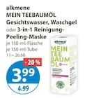 MEIN TEEBAUMÖL Gesichtswasser von alkmene im aktuellen V-Markt Prospekt für 3,99 €