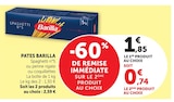 Spaghetti n°5 - Barilla - Super U à Valence Spaghetti n°5 - Barilla en promo chez Super U Valence à 0,74 €