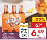 Aperol Spritz für 6,49 € bei Netto Marken-Discount im Angebot Aperol Spritz im aktuellen Netto Marken-Discount Prospekt