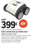 Robot aspirateur autonome - Ruby - E.Leclerc à Valenciennes Robot aspirateur autonome - Ruby en promo chez E.Leclerc Valenciennes à 399,00 €
