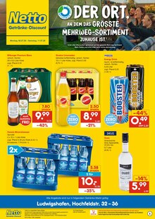 Netto Marken-Discount Prospekt DER ORT, AN DEM DU IMMER AUSGEZEICHNETE PREISE FINDEST. mit 2 Seiten