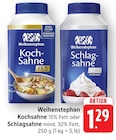 EDEKA Küssaberg - Kochsahne Angebot im Prospekt Kochsahne bei EDEKA im Küssaberg Prospekt für 1,29 €