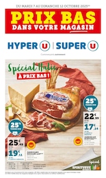 Prospectus Super U à Bourg-Saint-Maurice: "PRIX BAS DANS VOTRE MAGASIN", 24} pages, 07/10/2025 - 12/10/2025