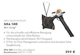 Aktuelle Staubsauger Angebote bei STIHL in Mannheim Aktuelles SHA 140 Angebot bei STIHL in Mannheim ab 399,00 €