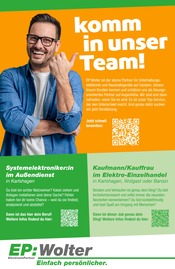 EP: Elektromärkte Prospekt der aktuellen Woche mit 12 Seiten, gültig von 31.10.2025 bis 15.11.2025, in Putbus und Umgebung Aktueller EP: Elektromärkte Prospekt in Putbus und Umgebung, "komm in unser Team!" mit 12 Seiten, 31.10.2025 - 15.11.2025