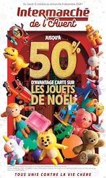 Prospectus Intermarché à Paimpol, "JUSQU'À 50% DE RÉDUCTION OU D'AVANTAGE CARTE SUR LES JOUETS DE NOËL", 12 pages, 22/10/2024 - 08/12/2024