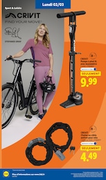 Prix et réduction Antivol Vélo dans le prospectus Lidl en cours Offre Antivol Vélo dans le catalogue Lidl du moment à la page 54