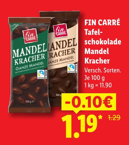 Mandelschokolade Mandel Kracher