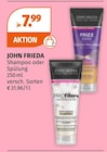 Shampoo oder Spülung im Angebot bei Müller in Gummersbach Shampoo oder Spülung Angebote von JOHN FRIEDA bei Müller Gummersbach für 7,99 €