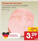 Netto Marken-Discount Schwedt - Kasseler-Minutensteak Angebot im Prospekt Kasseler-Minutensteak bei Netto Marken-Discount im Schwedt Prospekt für 3,29 €